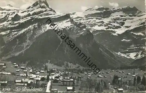 Les Diablerets - Foto-AK - Verlag Perrochet Lausanne gel.