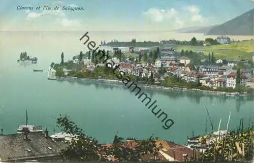 Clarens - L ile de Salagnon gel. 1910
