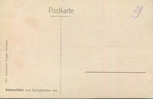 Gadmerflühe - Verlag Brügger Meiringen