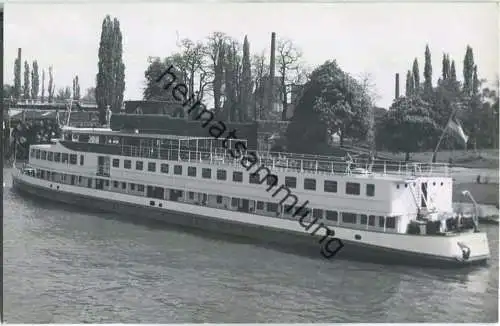 Rheinschiff - Fahrgastschiff - Foto-Ansichtskarte - ohne Verlagsangabe