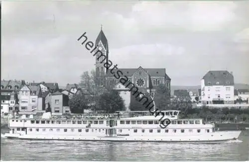 Rheinschiff Rotterdam - Fahrgastschiff - Foto-Ansichtskarte - ohne Verlagsangabe