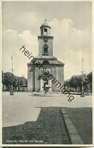 Husum - Kirche - Marine-Tag 1933 - Verlag Julius Simonsen Oldenburg