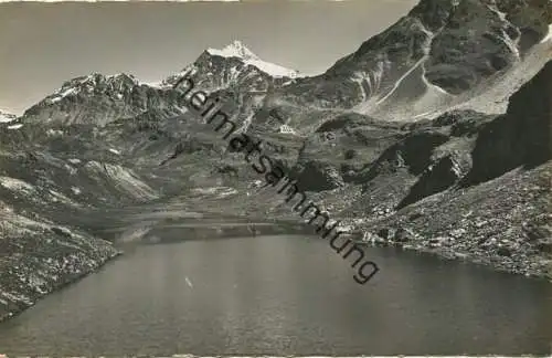 Cabane de Chanrion - La Ruinette et Lac de Chanrion - Foto-AK - Verlag E. Gyger Adelboden