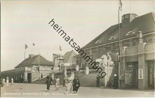 Westerland-Sylt - Kaufhaus-Terrasse - Foto-AK 30er Jahre - Verlag H. Rubin & Co Dresden