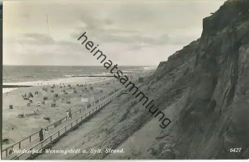 Wenningstedt - Strand - Foto-AK 30er Jahre - Verlag Geyer & Co Breslau