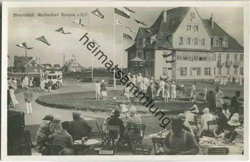 Kampen - Meeresblick - Foto-AK 30er Jahre - Verlag Foto-Wassermann Kampen