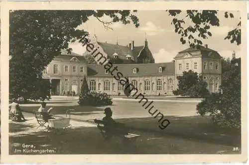 Gera - Im Küchengarten - Foto-AK - Verlag Trinks & Co Leipzig