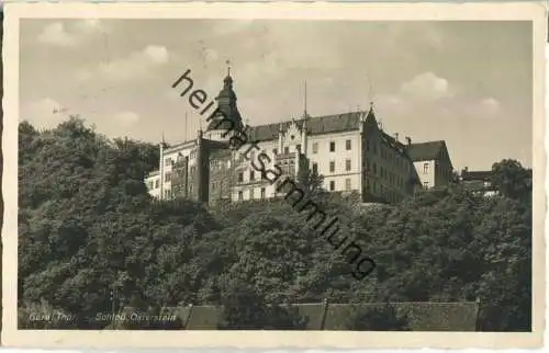 Gera - Schloss Osterstein - Foto-AK 30er Jahre - Verlag Schöning & Co Lübeck