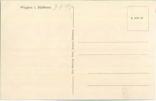 Wippra - Gesamtansicht - Foto-Ak 30er Jahre - Verlag R. Römling Wippra