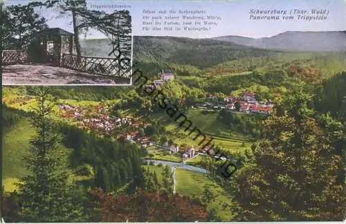 Schwarzburg in Thüringen - Trippstein - Verlag A. Bernhardt Schwarzburg