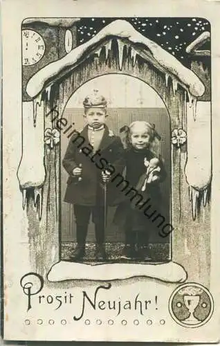 Prosit Neujahr - Wachhäuschen - Kinder
