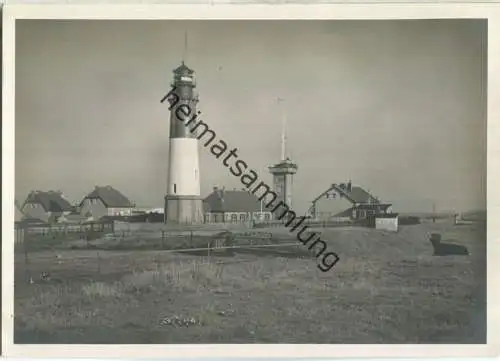 Helgoland - Leuchtturm - Foto-Ansichtskarte Grossformat 30er Jahre - Verlag Georg Stilke Hamburg