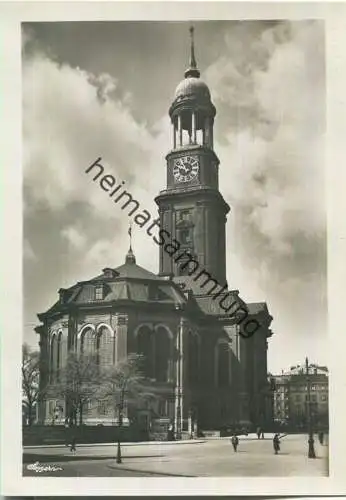 Hamburg - St. Michaeliskirche - Foto-AK Grossformat 30er Jahre - Verlag H. v. Seggern & Sohn Hamburg
