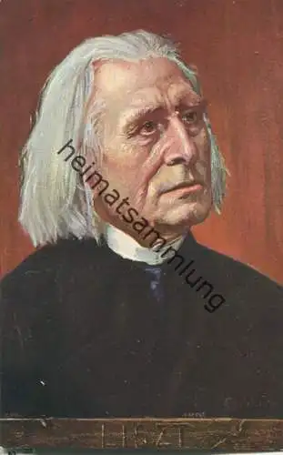 Franz Liszt - AK ca. 1900 - Verlag B. K. W. I 874-1