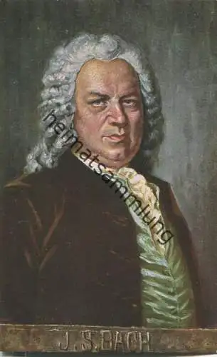 Johann Sebastian Bach - AK ca. 1900 - Verlag B. K. W. I 874-7