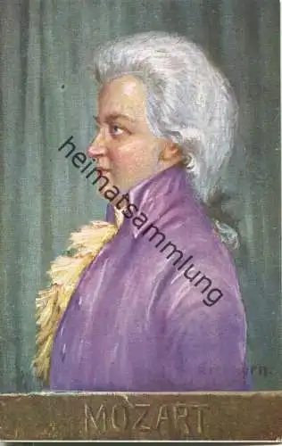 Wolfgang Amadeus Mozart - AK ca. 1900 - Verlag B. K. W. I 874-12