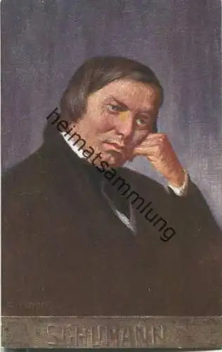 Robert Schumann - AK ca. 1900 - Verlag B. K. W. I 874-2