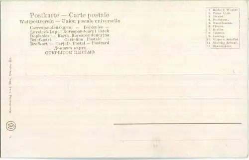 Johann Wolfgang von Goethe - AK ca. 1900 - Verlag Max Sinz Dresden