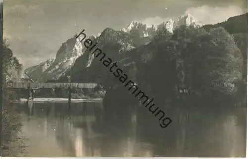 Gesäuse - Ennsbrücke - Hochtor - Foto-AK 1921 - Verlag Conrad Frankhauser Admont