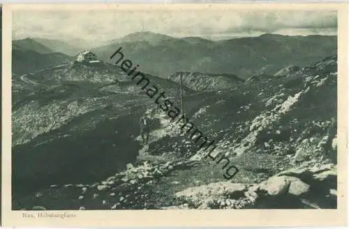 Rax - Habsburghaus - AK 20er Jahre - Verlag A. Jelenz Berndorf