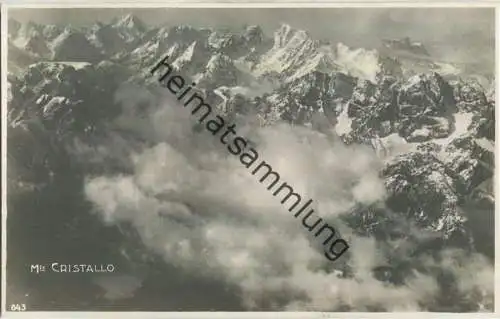 Monte Cristallo - Fliegeraufnahme 20er Jahre - Verlag Luftbild-Gesellschaft mbH Wien