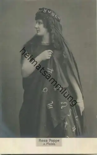 Rosa Poppe als Medea - Foto-AK ca. 1900 - ohne Verlagsangabe