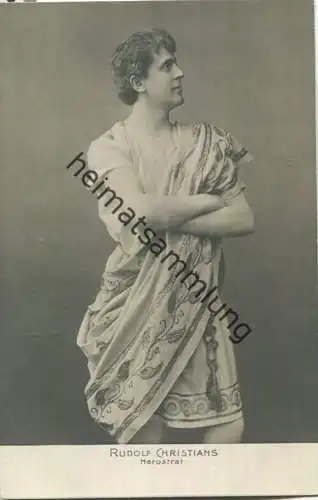 Rudolf Christians in Herostrat - Foto-AK ca. 1900