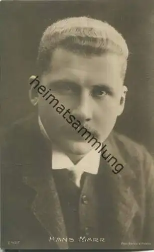 Hans Marr - Foto-AK ca. 1910 - Verlag Louis Blumenthal Berlin