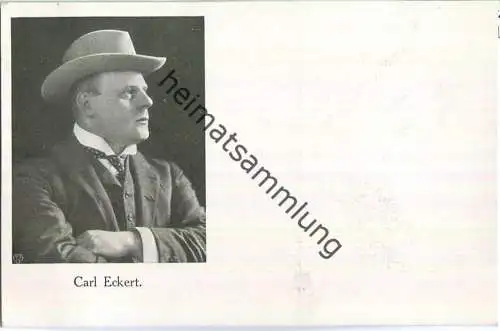 Carl Eckert - Foto-AK ca. 1905 - Schauspielhaus Düsseldorf