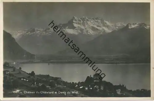 Chateau du Chatelard - Foto-AK - Verlag Societe Graphique Neuchatel