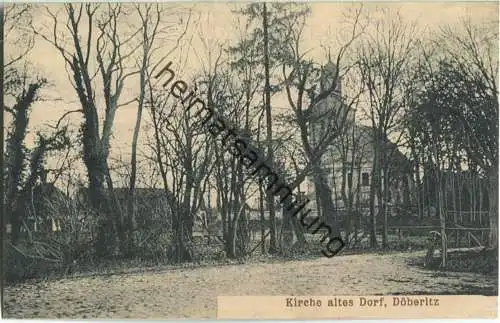 Döberitz - Kirche - altes Dorf - Verlag Oskar Streich Döberitz - Feldpost