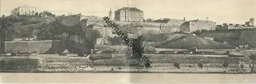 Belgrad - Festung - Doppelkarte - Verlag J. Perscheid Wien