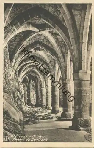 Chateau de Chillon - Prison de Bonivard - Verlag Phot. Franco-Suisse Berne