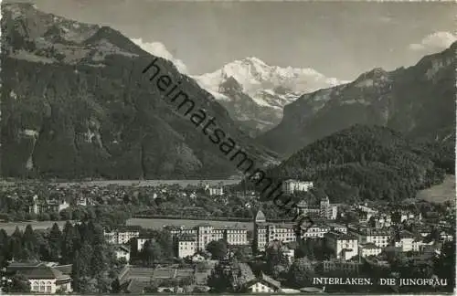 Interlaken - Foto-AK - Verlag J. Stump & Cie Interlaken gel. 1947