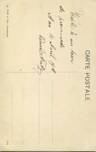 Henniez - La Grotte - Verlag A. Trüb & Cie Lausanne ca. 1910