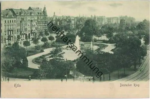 Köln - Deutscher Ring - ohne Verlagsangabe ca. 1910