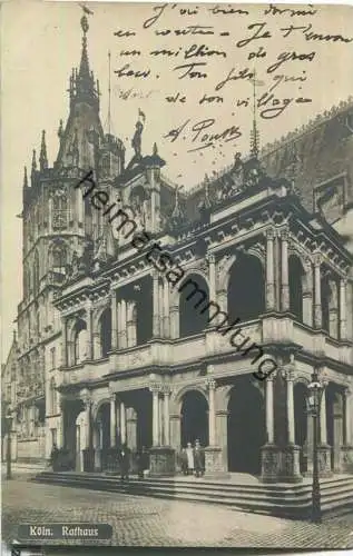 Köln - Rathaus - Foto-AK - ohne Verlagsangabe ca. 1900