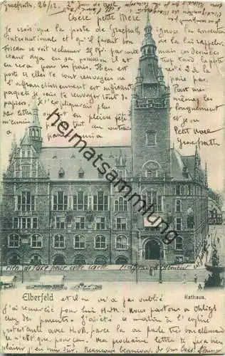 Elberfeld - Rathaus - Verlag Max Biegel Elberfeld
