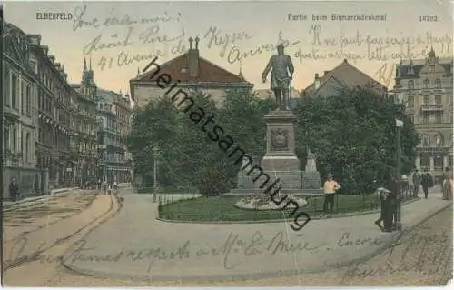 Elberfeld - Bismarck Denkmal - Verlag Reinicke & Rubin Magdeburg