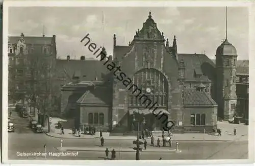 Gelsenkirchen - Bahnhof - Foto-AK - Cramers Kunstanstalt Dortmund