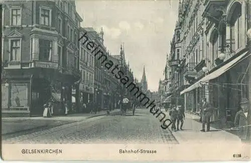 Gelsenkirchen - Bahnhof-Strasse - Verlag Reinicke & Rubin Magdeburg