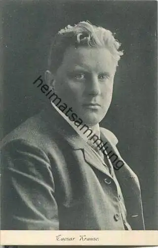 Caesar Krause - AK ohne Verlagsangabe ca. 1905