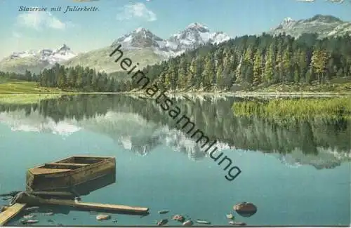 Stanzersee - Julierkette - Verlag Engadin Press Co Samaden