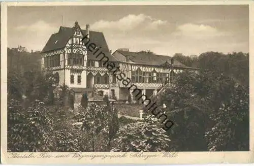 Ittertaler Tier- und Vergnügungspark - Solingen-Wald - Besitzer Friedrich Weck - AK 30er Jahre