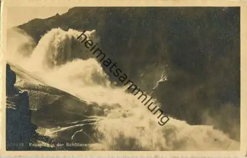 Reussfall in der Schöllenen - Foto-AK - Verlag Wehrli AG Kilchberg gel. 1912