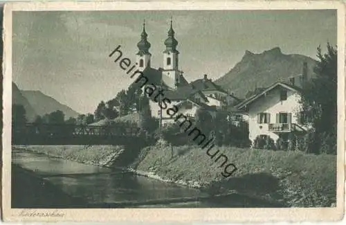 Niederaschau - Kirche - AK 30er Jahre - Verlag Emil Köhn Nürnberg