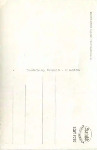 Schwäbisch Gmünd - Fünfknöpflesturm - Foto-AK - Verlag Franckh Stuttgart