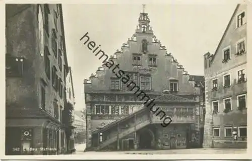 Lindau - Rathaus - Foto-AK - Verlag M. Willmann Lindau