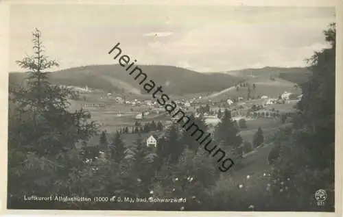 Altglashütten - Foto-AK - Verlag Chr. Franz Titisee