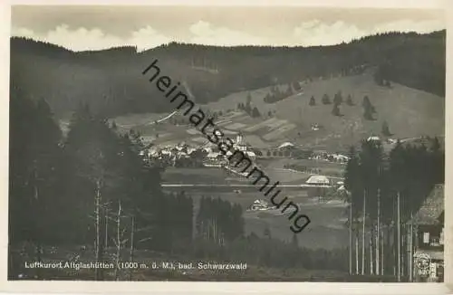 Altglashütten - Foto-AK - Verlag Chr. Franz Titisee